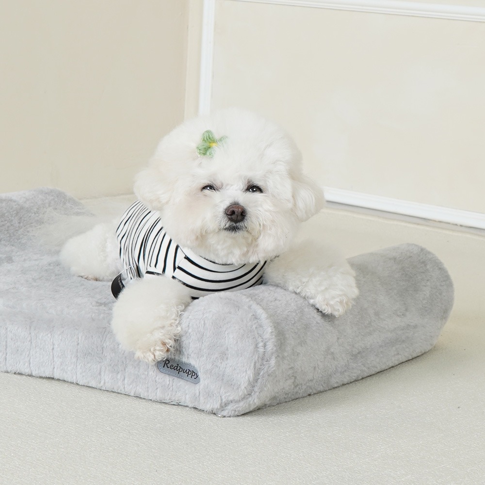 개과천선 리스티 침대 강아지 방석 고양이 밍크 극세사 원단 커버분리 꿀잠 - 상세 이미지 2