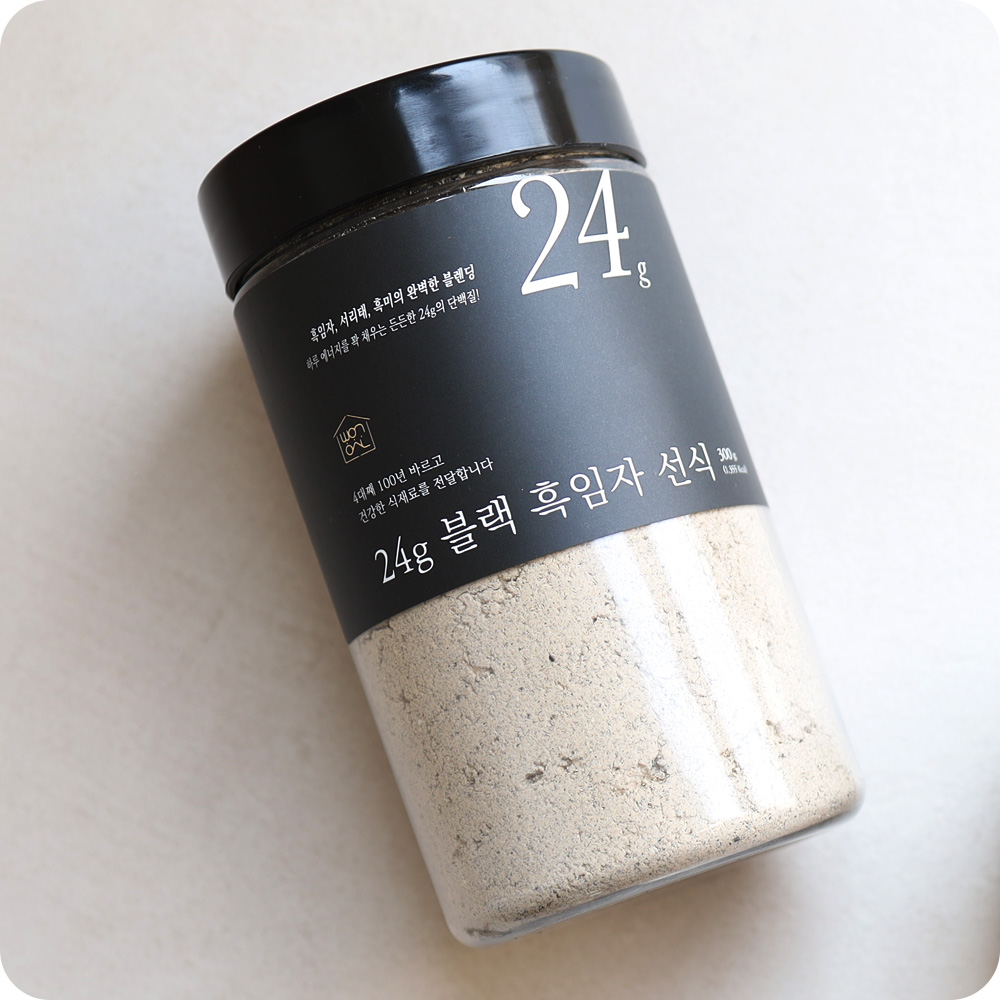 빵앗간며느리 국산 블랙푸드 프리미엄 선식 300g (서리태,흑임자,흑미) 건강한 아침 한끼 이미지 6