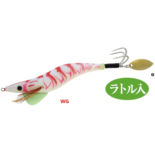 바다루어 스미조쿠 타코 수평 문어 왕눈이 삼바리 루어 에기 슷테 훅 VE-66 WG, 14cm - 메인 이미지