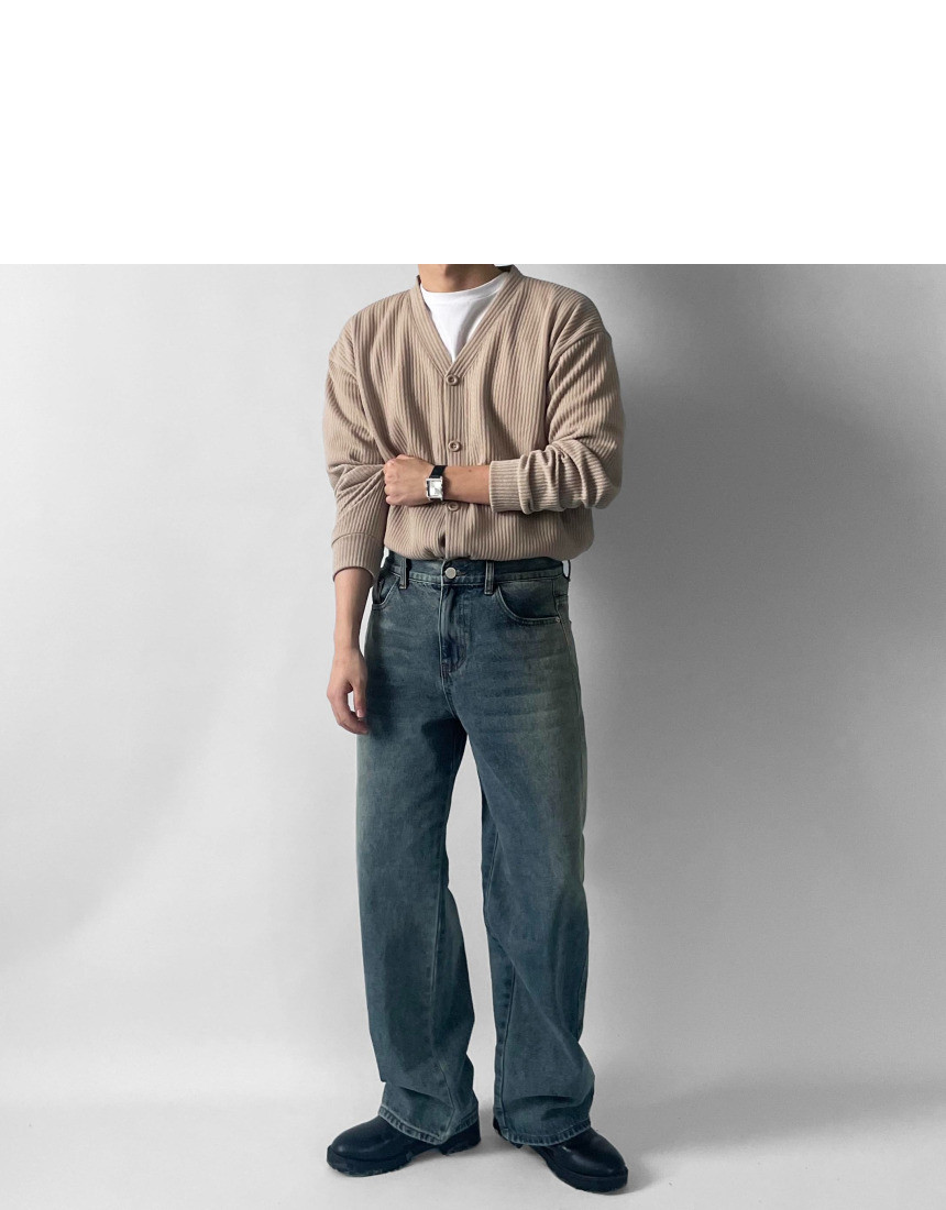 소프트 브이넥 가디건 6color 봄 가을 간절기 얇은 오버핏 상세 이미지 28