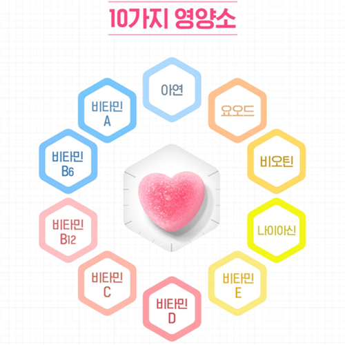 닥터브라이언 멀티비타민 구미 젤리 100개 3병 맛있는 종합 비타민 미네랄 미국 직수입 이미지 7