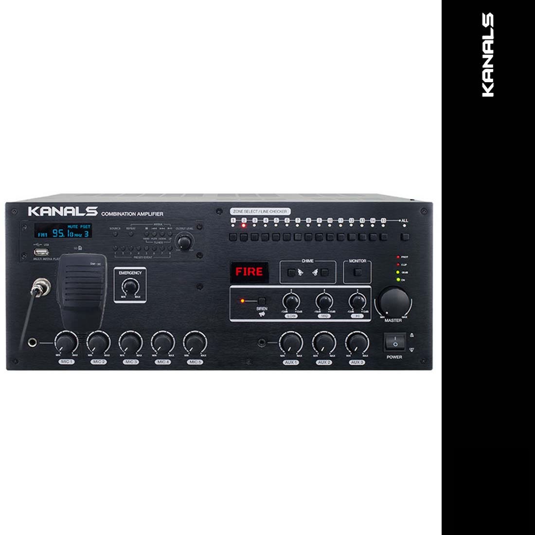 KANALS MCS-1560 600W 방송용 앰프 전관 비상자동안내 카날스 MCS1560 제품 이미지