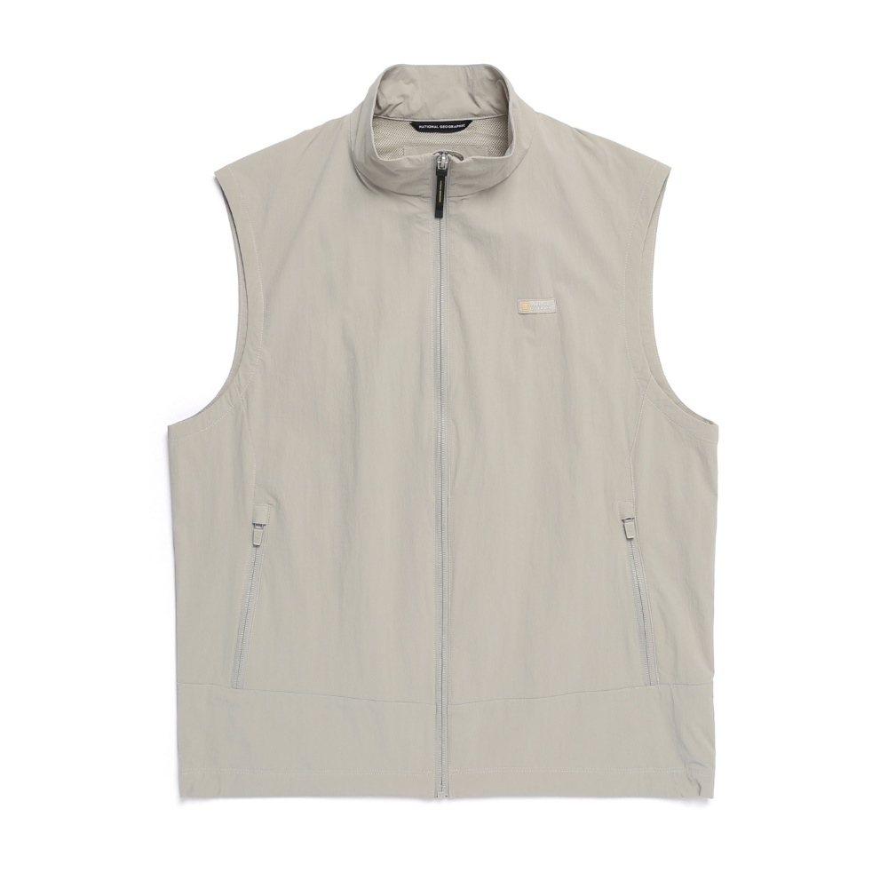 N252UVT940 아델리 경량 우븐 스트레치 여름 풀집업 베스트 조끼 AGATE GREY