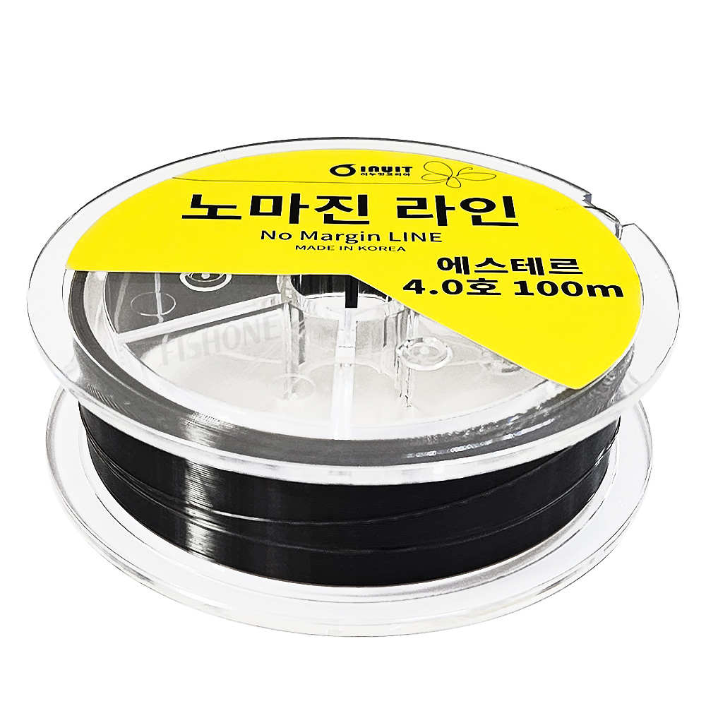 이누잇 노마진 블랙 에스테르 라인 한치 갑오징어 쭈꾸미 목줄 쇼크리더 4호, 100m - 상세 이미지 3