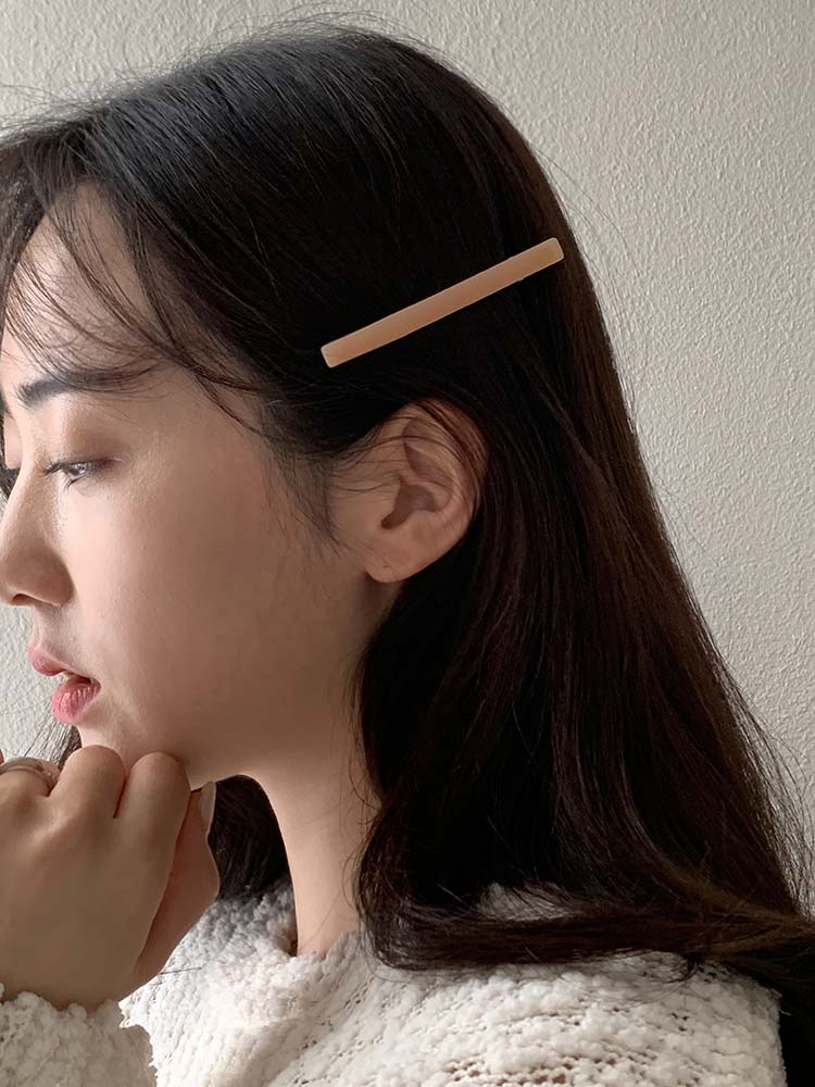 Barrette La France, 프렌치 컬러 집게핀 - 앞머리 옆머리 얇은 프랑스집게핀 이미지 8