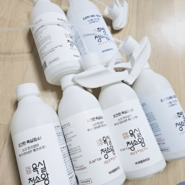 (홈쇼핑 인기) 신통방통 욕실청소왕 (욕실4개+찌든때2개+분무기3개) : 도도네 상점