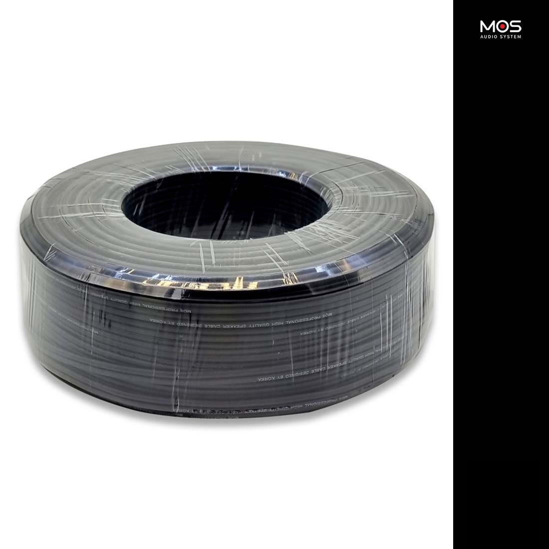 모스 50심 스피커 케이블 설비용 검정 블랙 스피커선 MOS SC-1050B 100M 제품 이미지