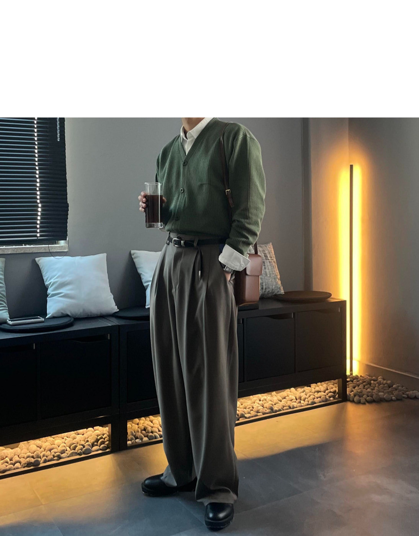 소프트 브이넥 가디건 6color 봄 가을 간절기 얇은 오버핏 상세 이미지 66