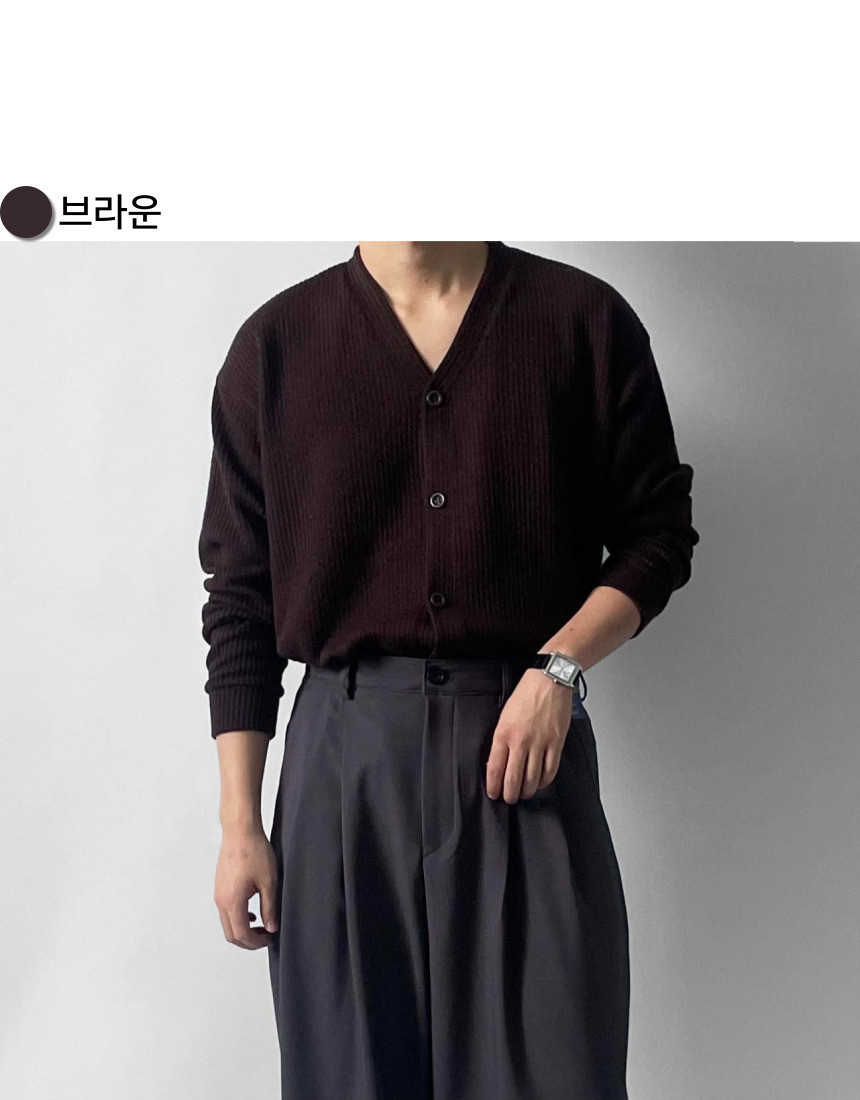 소프트 브이넥 가디건 6color 봄 가을 간절기 얇은 오버핏 상세 이미지 67