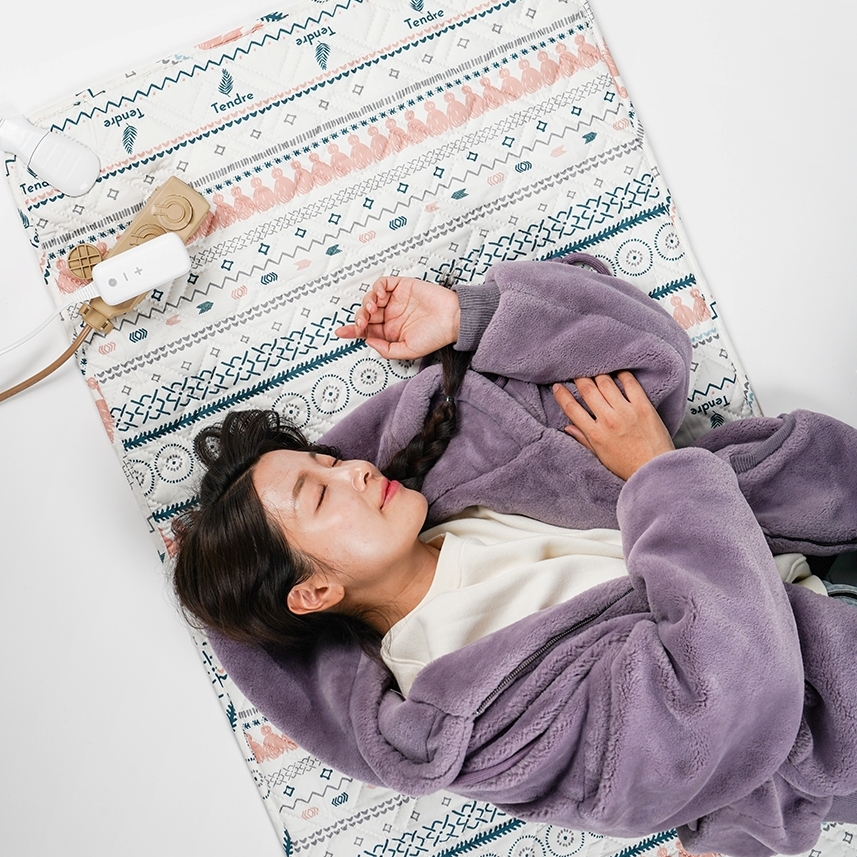 [IoT]캠핑전기장판 1인용 미니 그래핀카본매트 전기요 온열매트