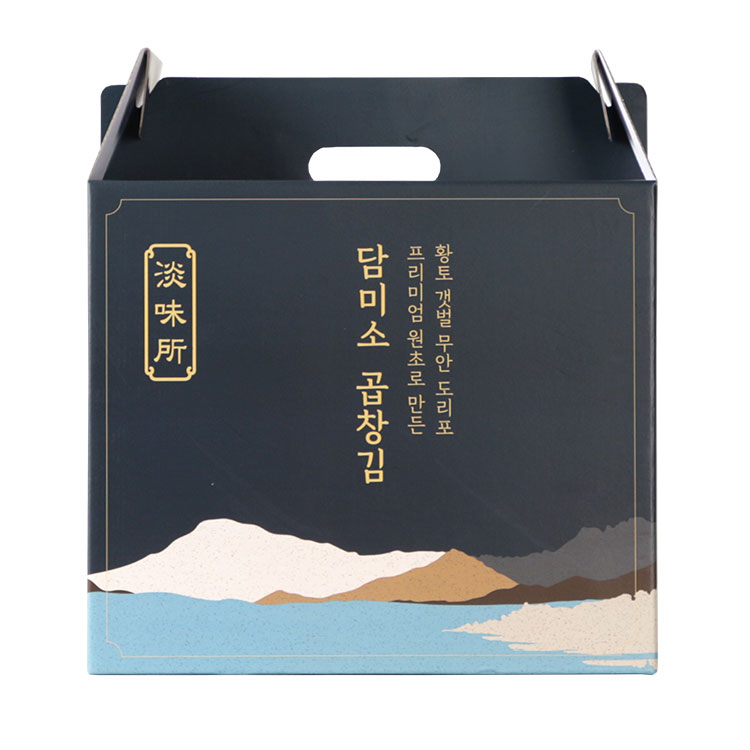 담미소 곱창김 3속 선물세트 / 전남 무안 도리포 지주식 돌김 재래 전장김 30봉,300장