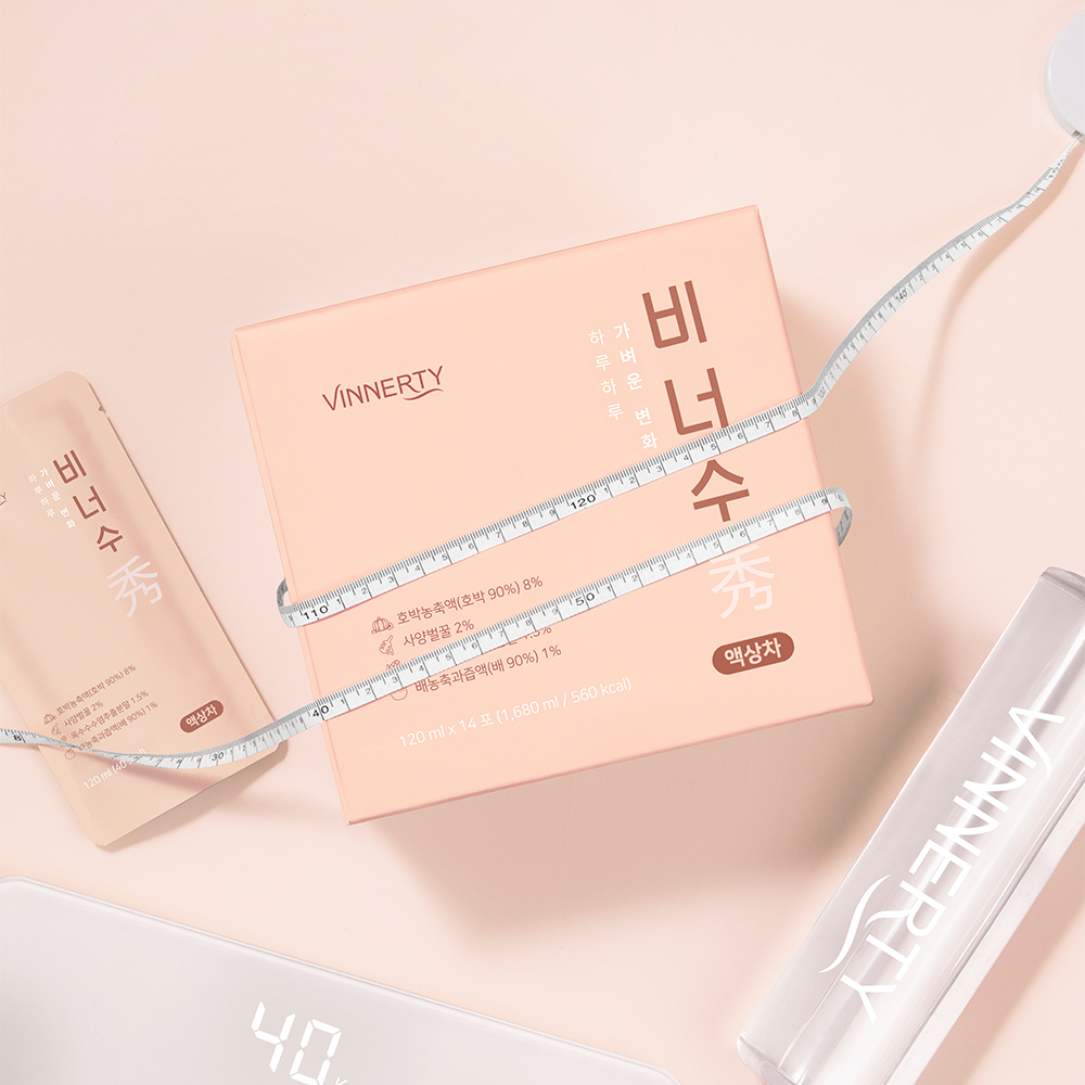 비너티 비너수 물 붓기 필요없는 호박차 출산 성형 후 임산부가 마실수 있는 차 1박스 120ml 이미지 2