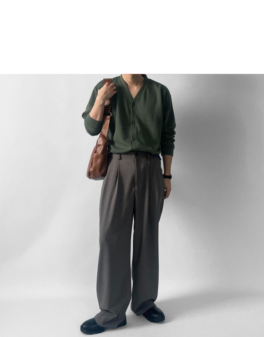 소프트 브이넥 가디건 6color 봄 가을 간절기 얇은 오버핏 상세 이미지 60