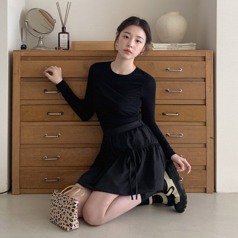 멜즈 셔링 샤 레이어드 라운드 티셔츠 ts4345 - 상세 이미지 2