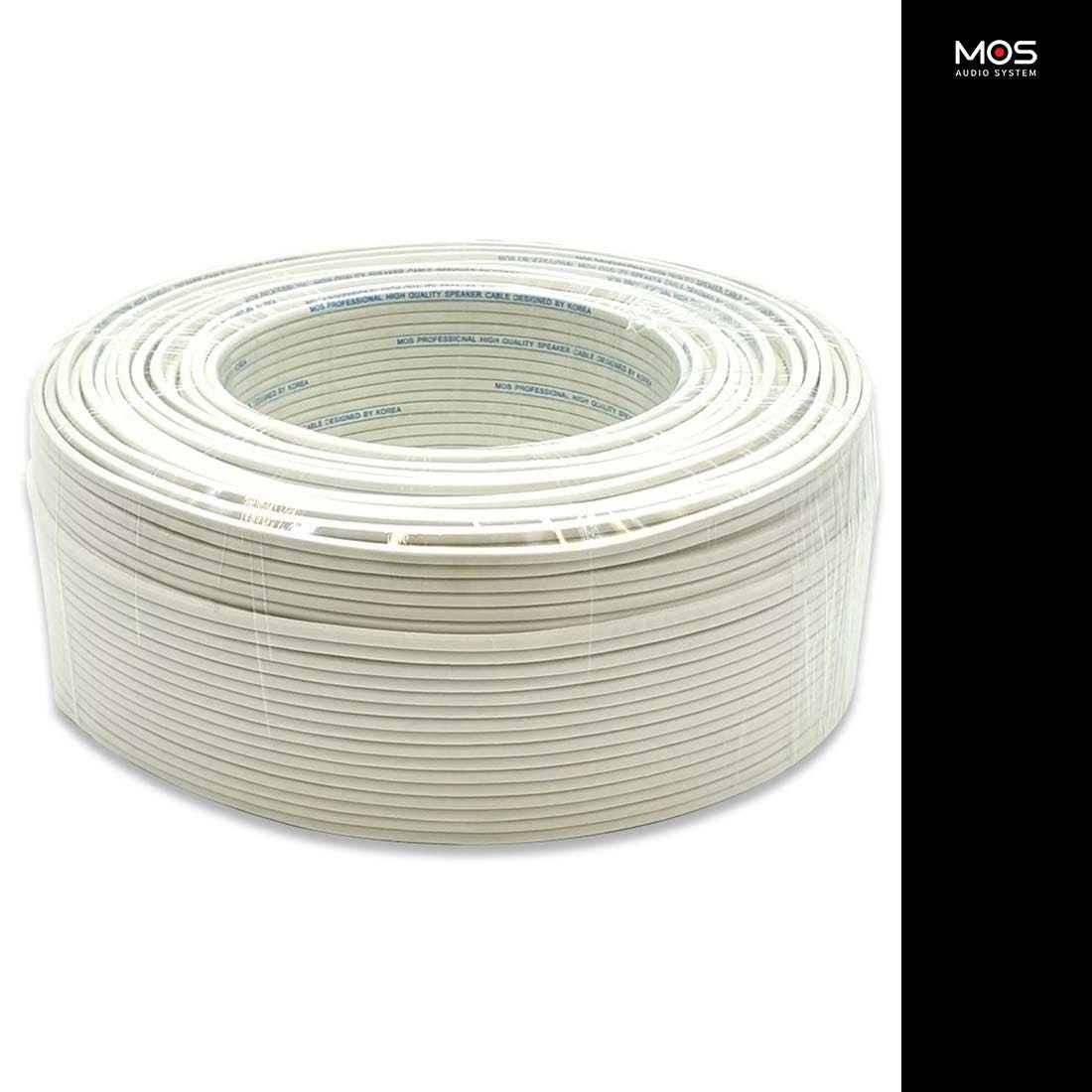 모스 50심 스피커 케이블 설비용 흰색 백색 스피커선 MOS SC-1050W 100M 제품 이미지