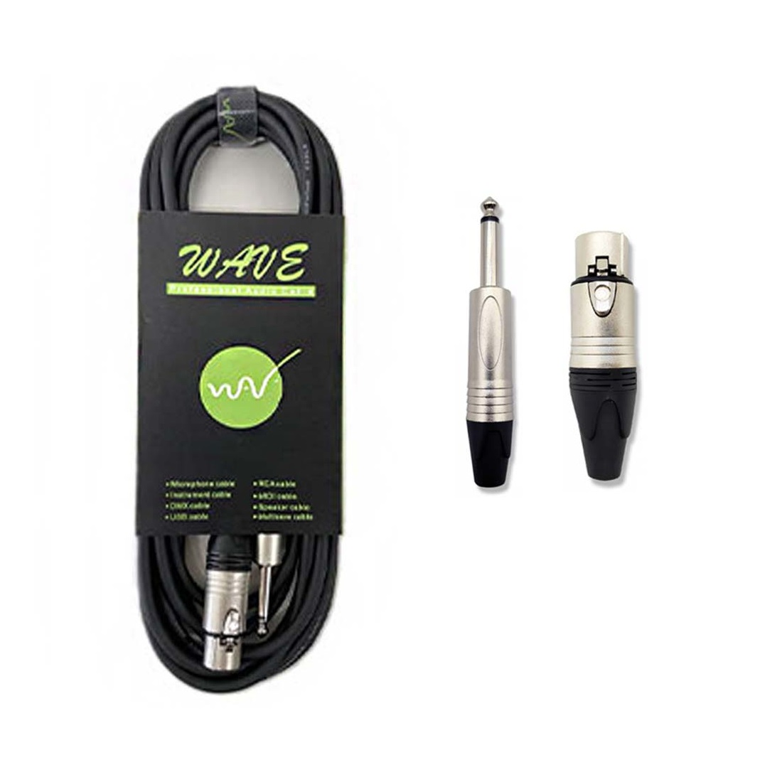 Wave XRF55M 10m 마이크 케이블 캐논 암 XLR-TS 55잭 제품 이미지