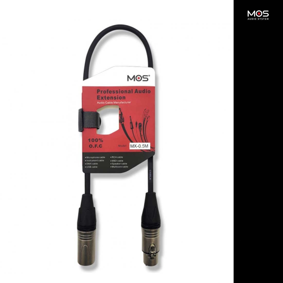 모스 XLR 케이블 무산소동 캐논잭 마이크 스피커 음향 연결선 MOS M... 개봉기 | 실사용 후기 - 대표 이미지