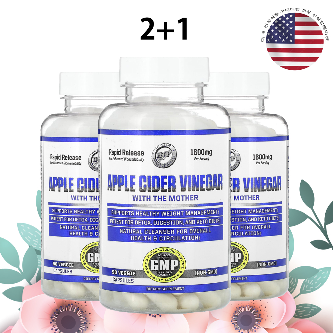HTP 애사비 사과식초 애플사이다비니거 800mg 90캡슐, 3개 - 메인 이미지