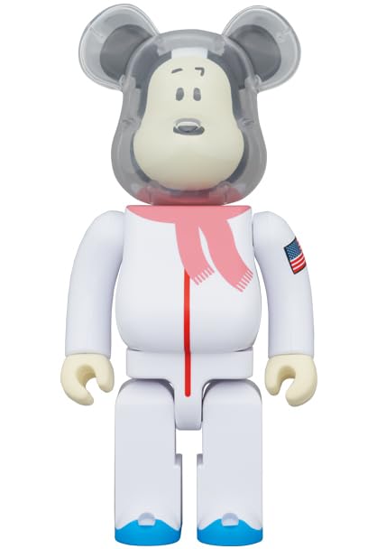베어브릭 BE@RBRICK 피너츠 아스트로넛 스누피 400% 피규어 - 상품 이미지