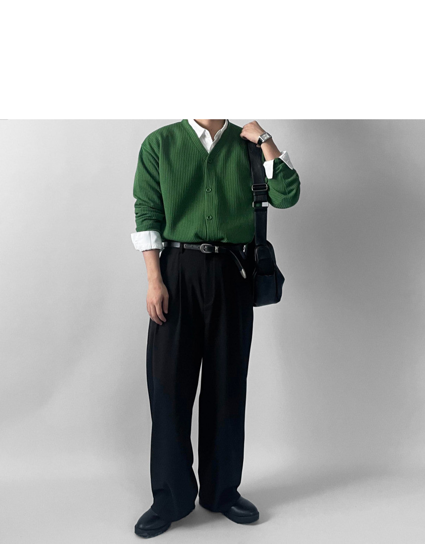 소프트 브이넥 가디건 6color 봄 가을 간절기 얇은 오버핏 상세 이미지 55