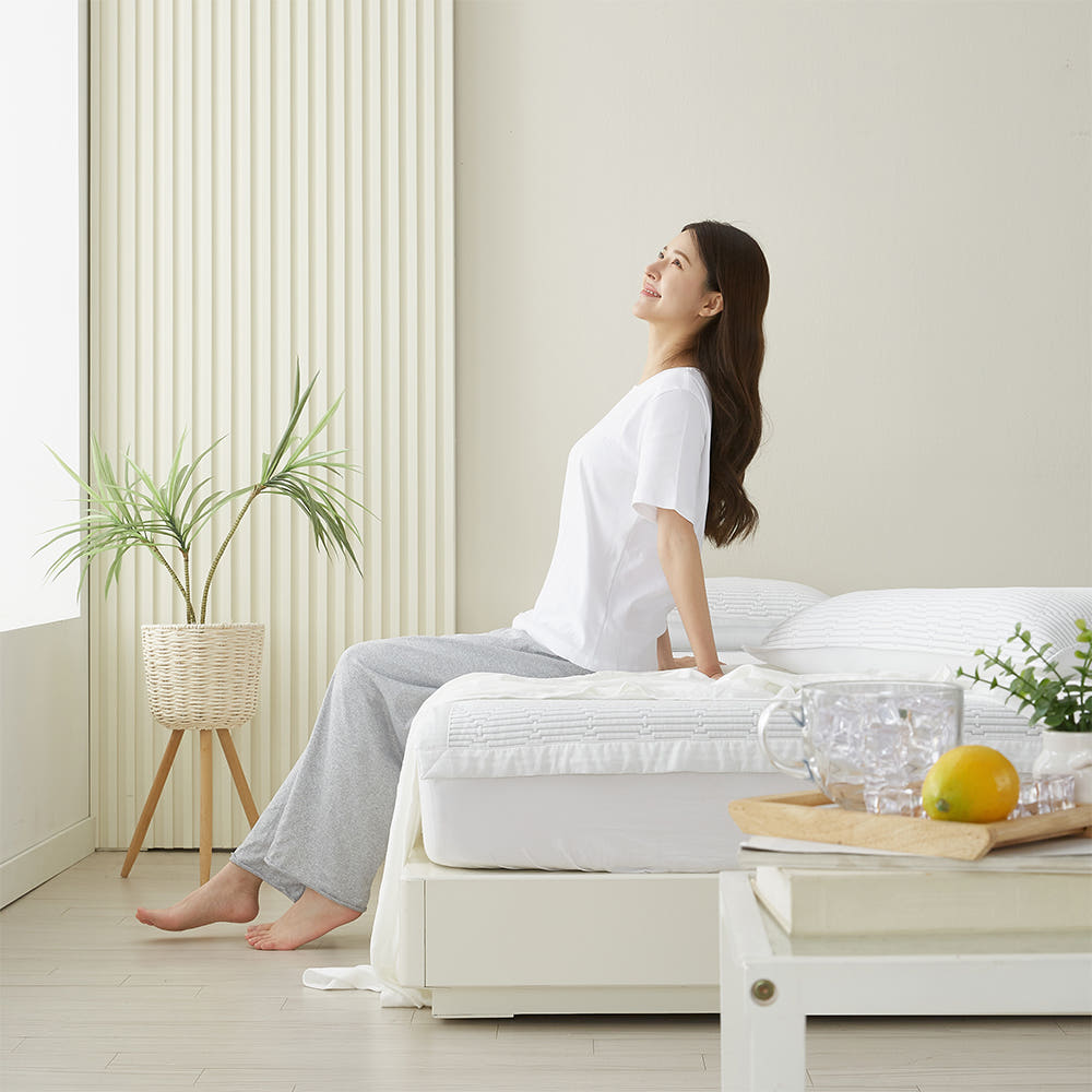 집앤콕 냉감패드 여름이불 침대 여름패드 고정밴드 SS