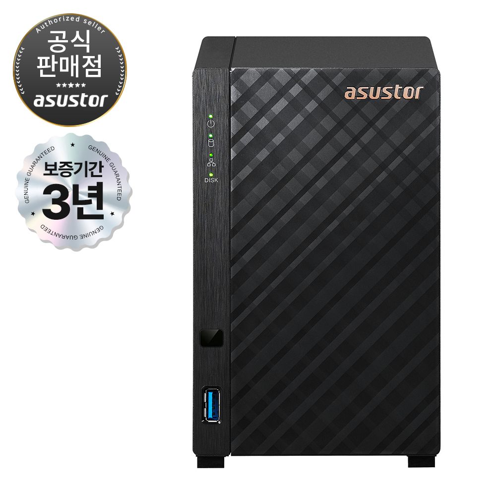 [아수스토어] ASUSTOR AS1102TL Drivestor 2 Lite (대원씨티에스) (NAS 2베이) 대표 이미지