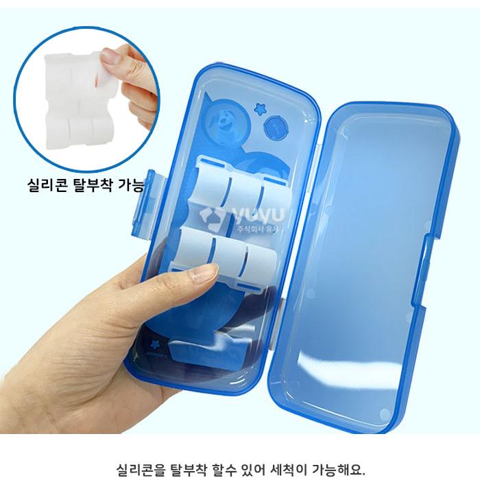 헬로카봇 수저세트 젓가락 스푼포크 무소음 수저케이스 어린이 유아 휴대용 아동 이미지 6