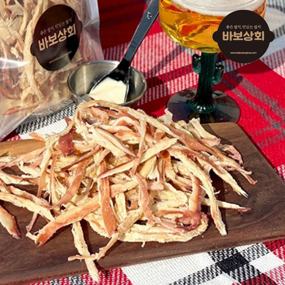 페스츄리오징어 버터구이 바베큐 오징어채 마른안주 맥주안주 80g / 200g - 상품 이미지