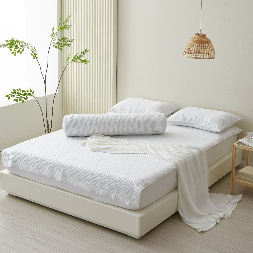 집앤콕 냉감패드 여름이불 침대 여름패드 고정밴드 SS