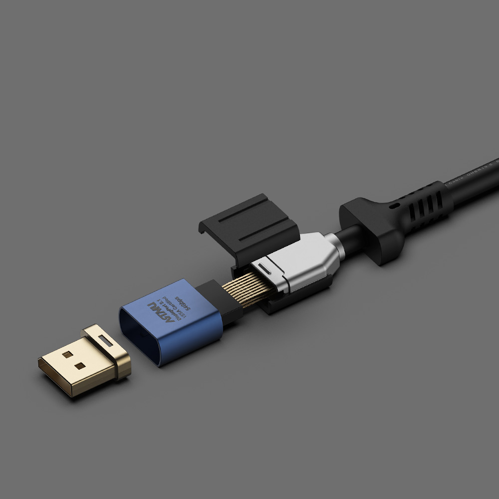VESA 인증 DP to DP 2.1 DP54 16K DisplayPort 케이블 메탈 1m