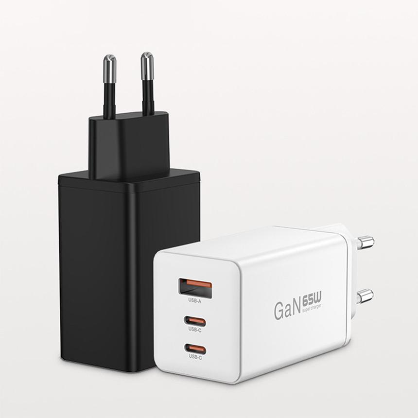 65W 초고속 충전기 C타입 USB 3포트 슬림형 카메라 맥북 아이폰 갤럭시 전용 - 상세 이미지 3
