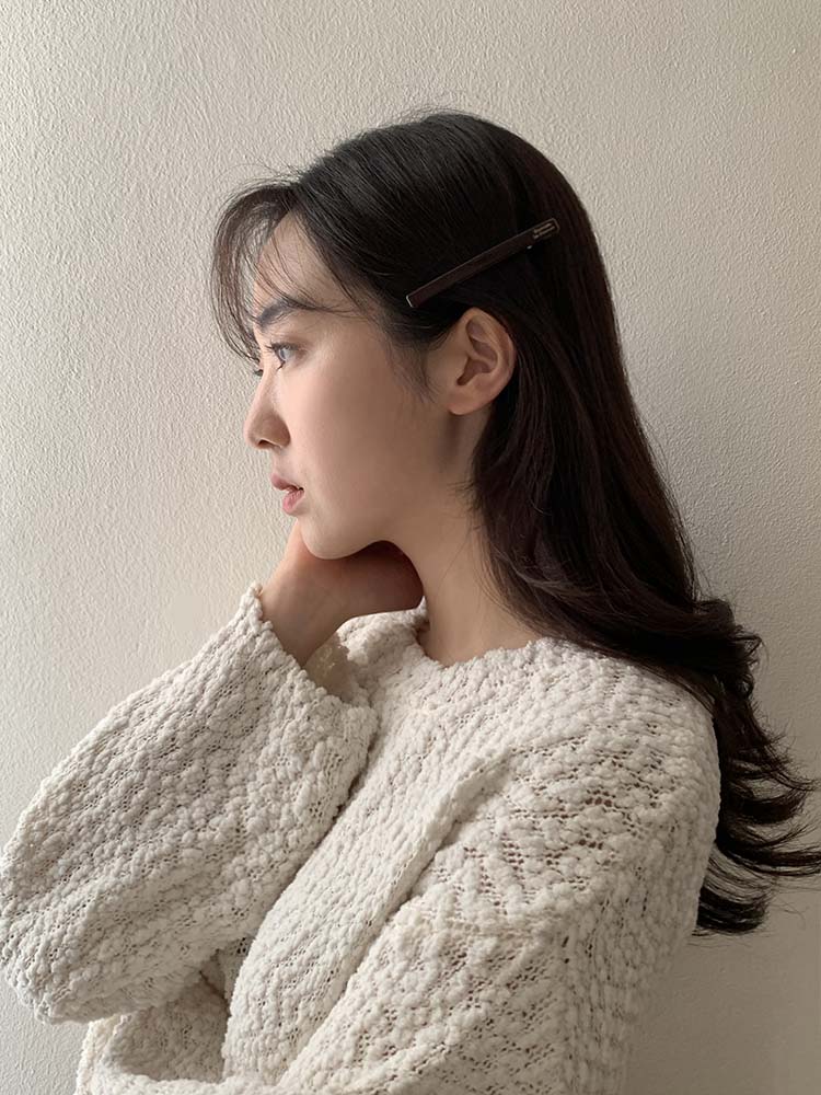 Barrette La France, 프렌치 컬러 집게핀 - 앞머리 옆머리 얇은 프랑스집게핀 - 상세 이미지 3