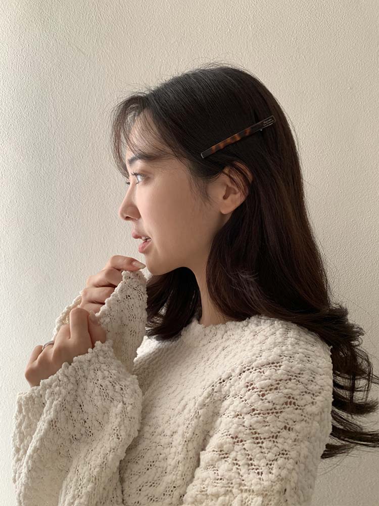 Barrette La France, 프렌치 컬러 집게핀 - 앞머리 옆머리 얇은 프랑스집게핀 이미지 6
