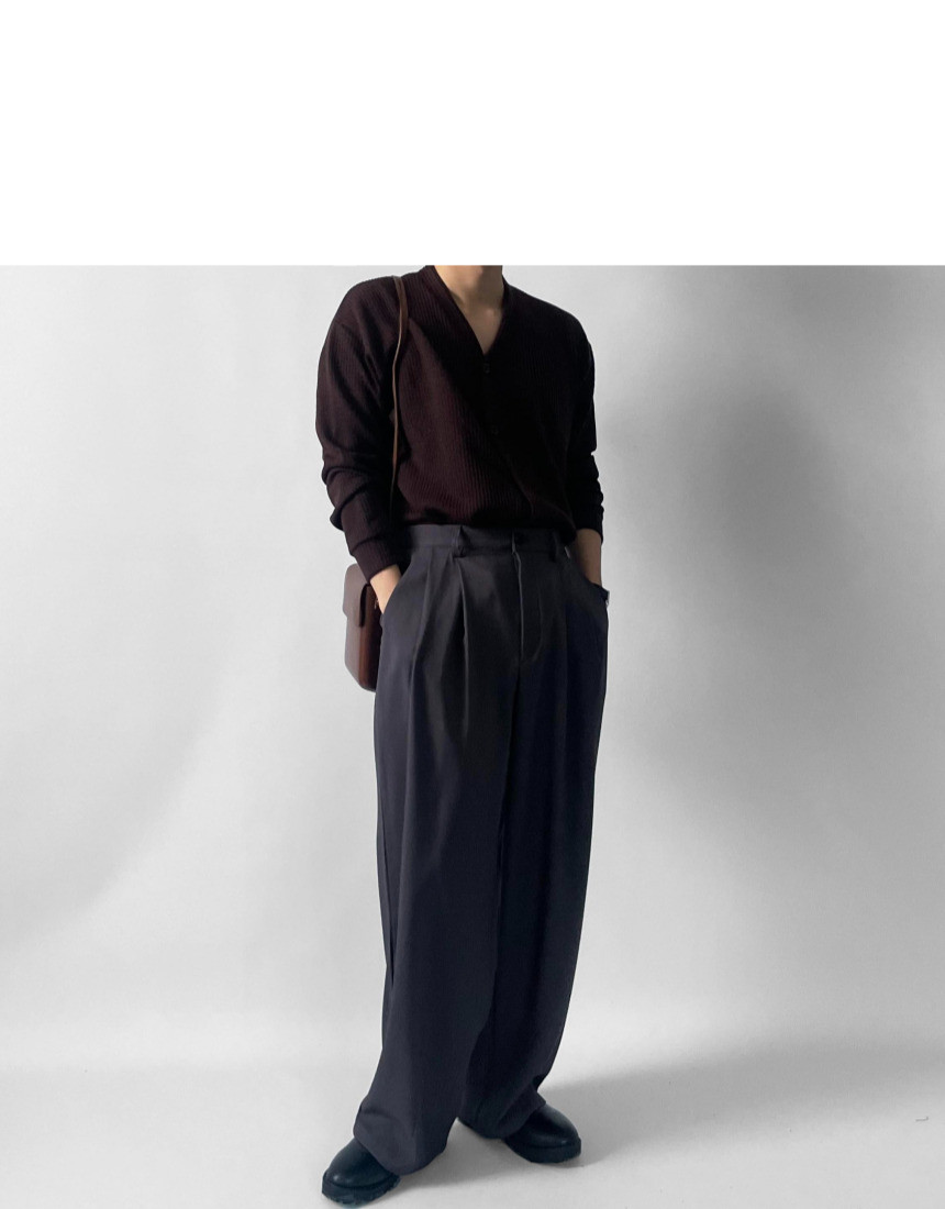 소프트 브이넥 가디건 6color 봄 가을 간절기 얇은 오버핏 상세 이미지 72