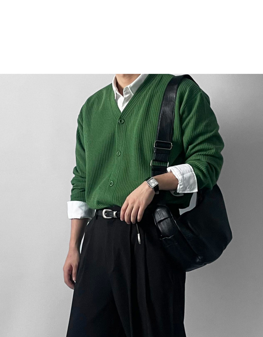 소프트 브이넥 가디건 6color 봄 가을 간절기 얇은 오버핏 상세 이미지 53