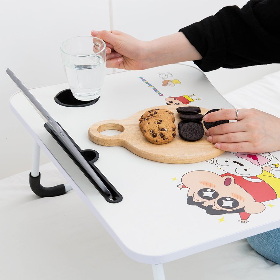 레토 와이드 침대 좌식 서랍 접이식 베드테이블 수납 트레이 LNS-DW04