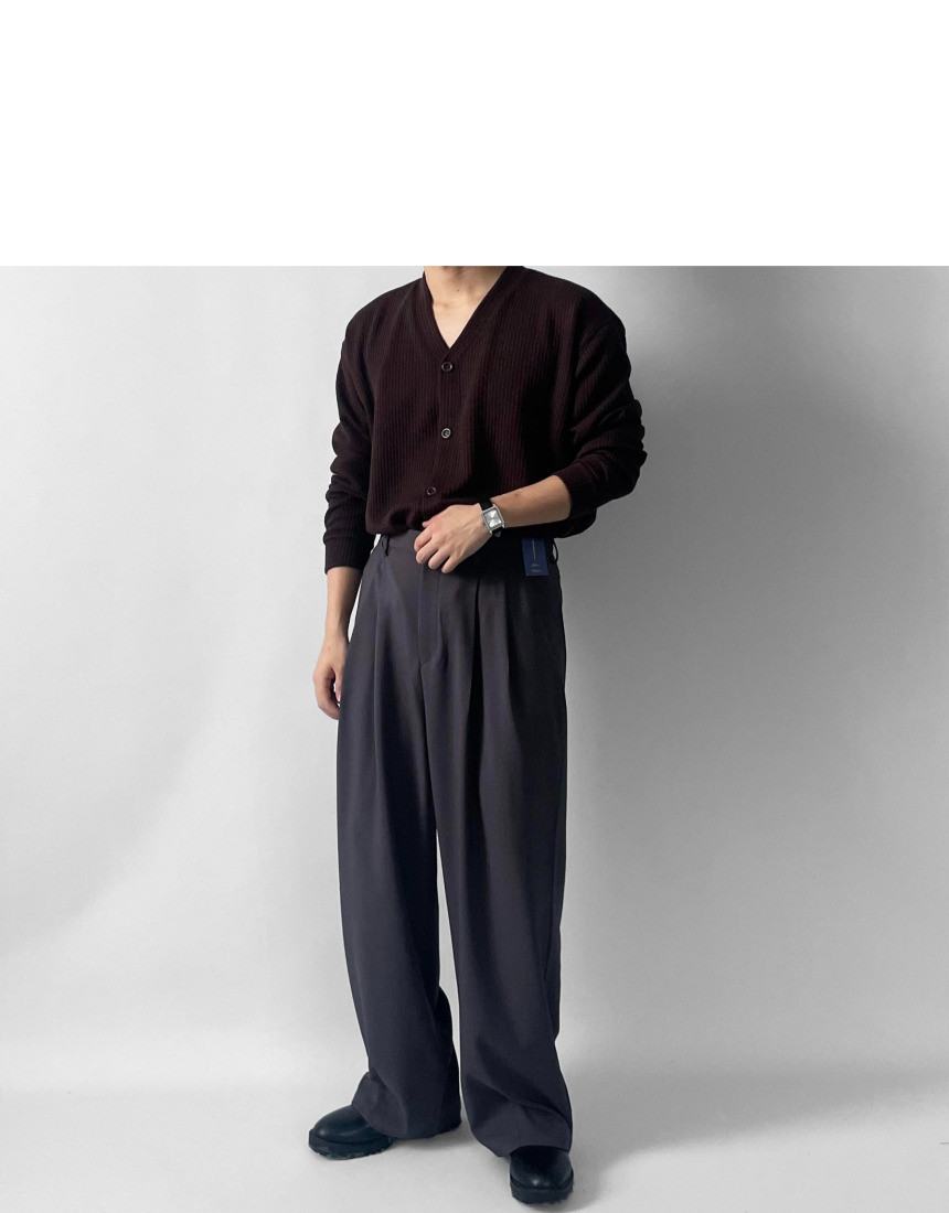 소프트 브이넥 가디건 6color 봄 가을 간절기 얇은 오버핏 상세 이미지 70