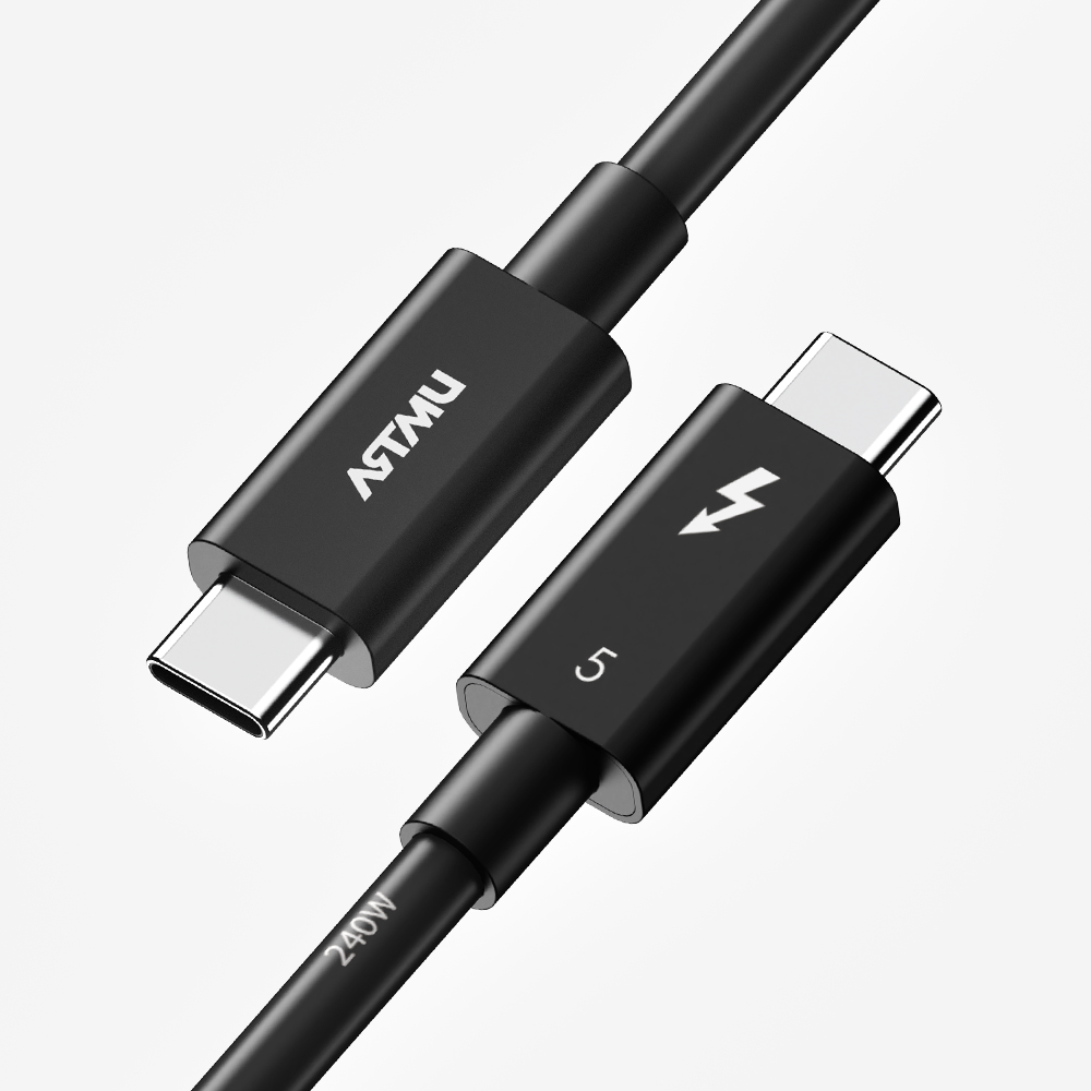인텔 인증 썬더볼트5 240W 80Gbps 120Gbps 케이블 1m