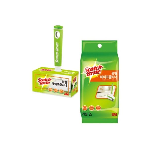 중형 테이프 클리너 리필/청소/먼지/먼지제거/청소롤/돌돌이/먼지제거기/찍찍이/머리카락/제거/핸드/크리너 : 하이브스토어78