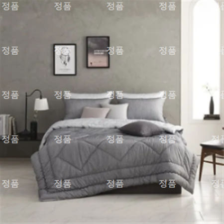 [알레르망] 데런2 차렵이불 D 2종세트 A 그레이[리버서블] [차렵이불1p,베개커버1p] (106606)