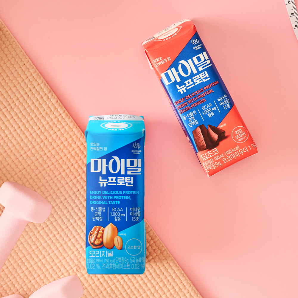 [혼합] 마이밀 뉴프로틴 오리지널 30팩+딥초코 30팩 외 (190 mL 총 60팩) 이미지 2