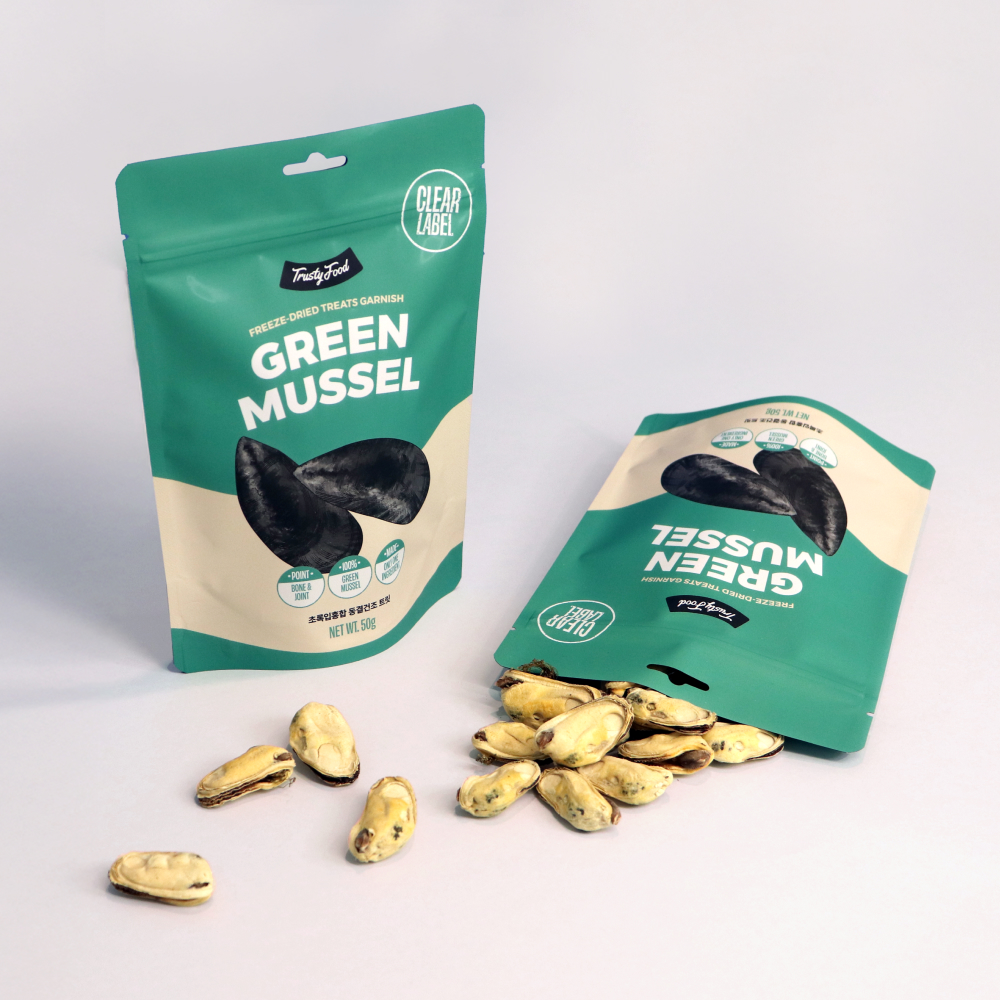 트러스티푸드 동결건조 가니쉬 초록입홍합 50g_강아지 그린홍합 관절 슬개골 저알러지 해산물 영양제 간식