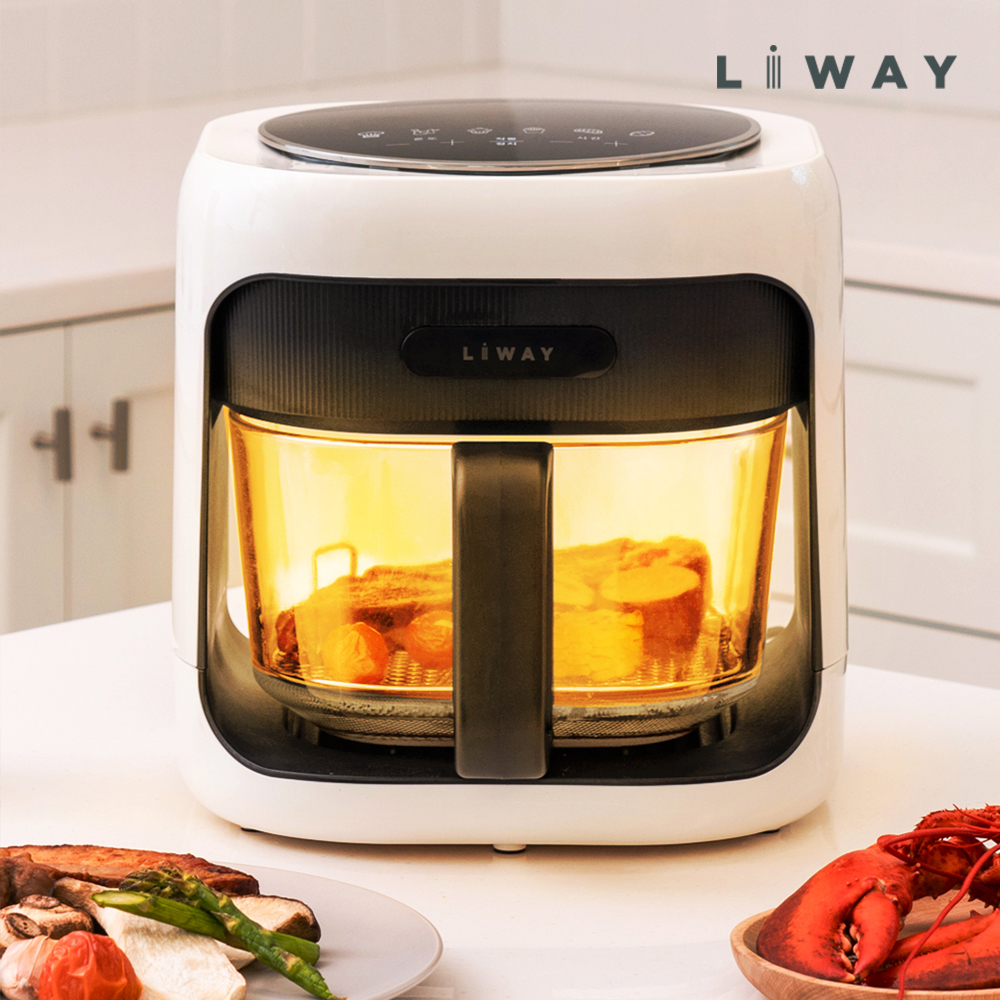 유리 대용량 에어프라이어 글라스 에어프라이기 G4545