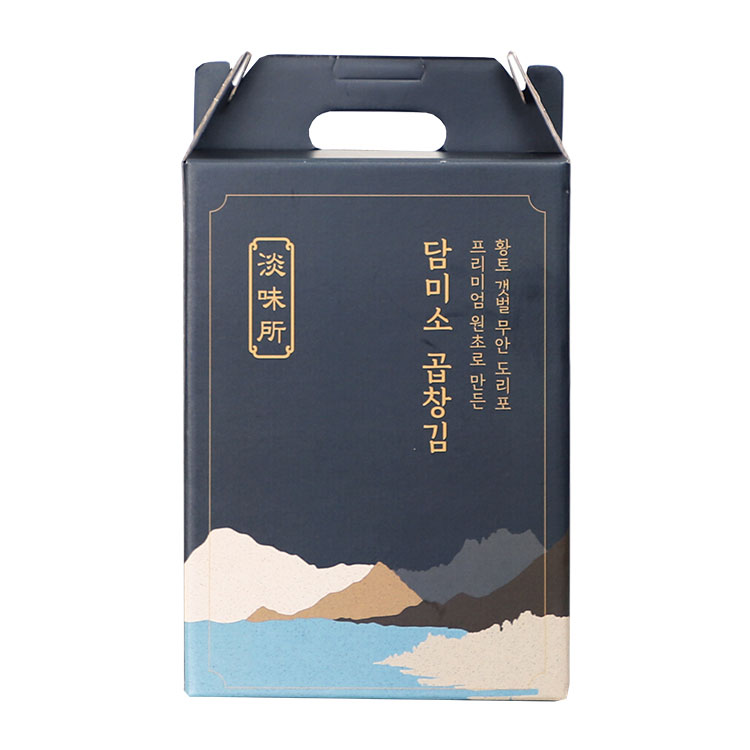 담미소 곱창김 1속 선물세트 / 전남 무안 도리포 지주식 돌김 재래 전장김 10봉,100장 - 상세 이미지 2