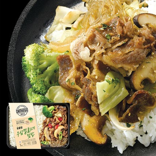 아워홈 온더고 숯불향 우삼겹 불고기 덮밥 290g 외 17종 : 다여기다여기