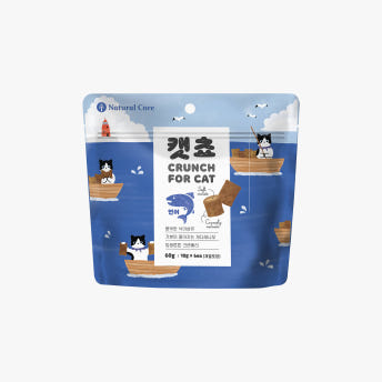 네츄럴코어 캣쵸 고양이 스낵 간식 연어, 60g, 1개 - 메인 이미지