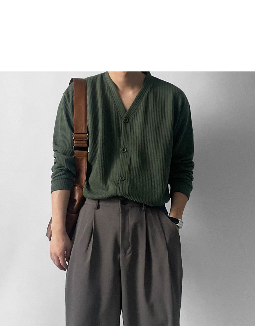 소프트 브이넥 가디건 6color 봄 가을 간절기 얇은 오버핏 상세 이미지 58