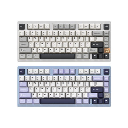 COX CA75 3모드 CNC 알루미늄 유무선 기계식 키보드 카라멜 커피 V1축