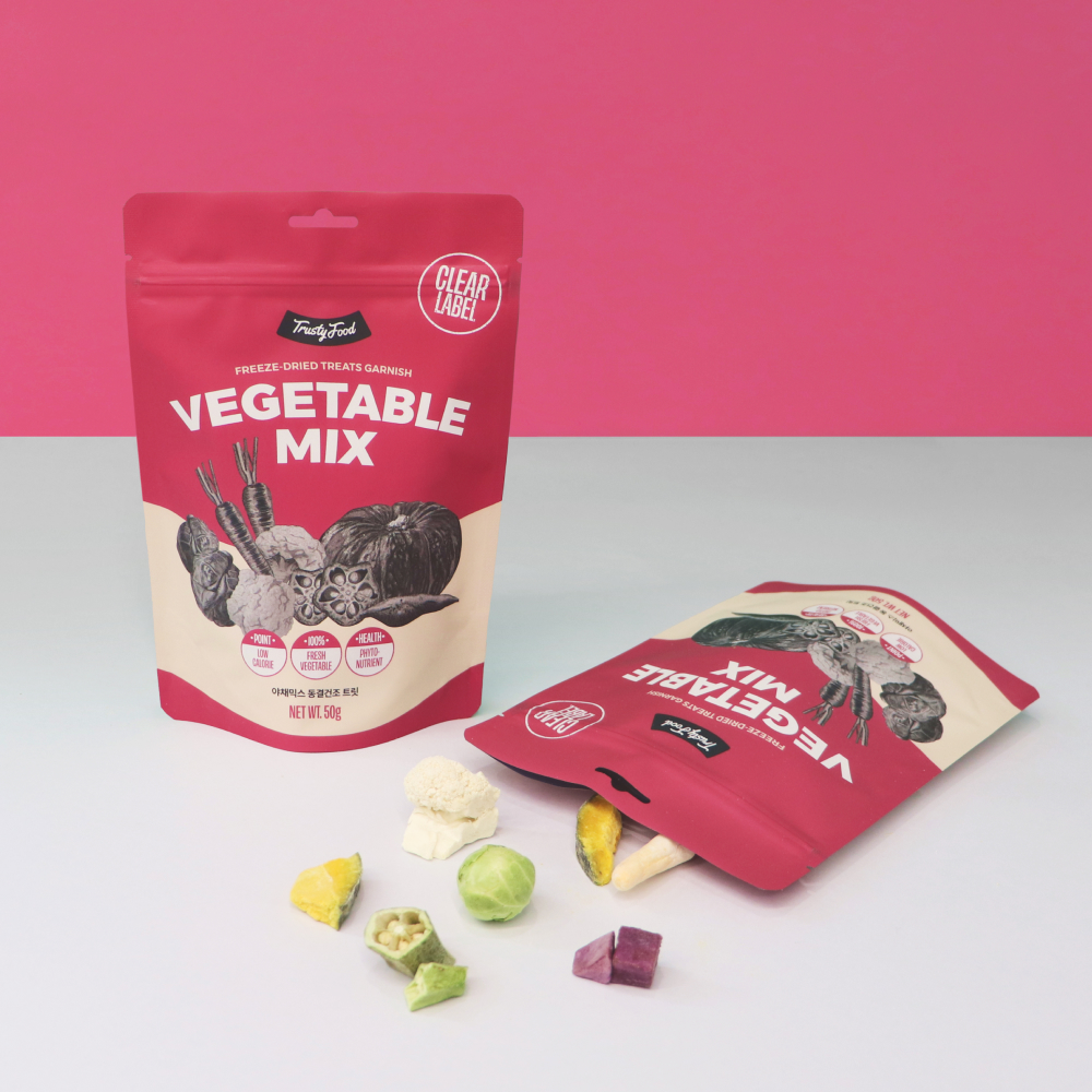 트러스티푸드 동결건조 가니쉬 야채믹스 50g_강아지 동결건조 야채 채소간식 저칼로리 저알러지 다이어트 간식
