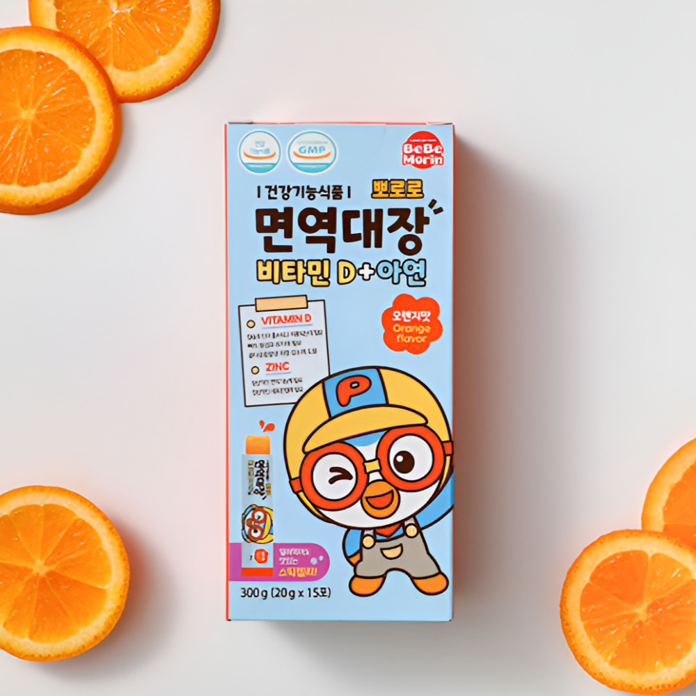 어린이 면역력 대장 비타민D3 15포 유아 비타민 젤리 비타민디 영양제 - 상품 이미지